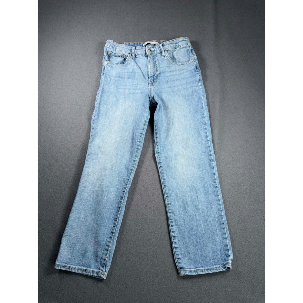 Ella Moss Jeans Womens 8/29 High Waist Straight Light Wash Stretch 28x25